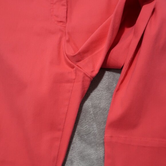 Charter Club Pants Womens 8 Pink Capri Chino Denim High Rise Preppy City Casual - Picture 7 of 14